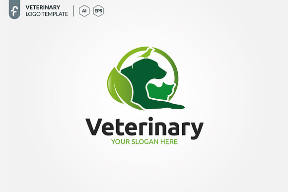 Veterinary Logo in Logo Templates - product preview 2