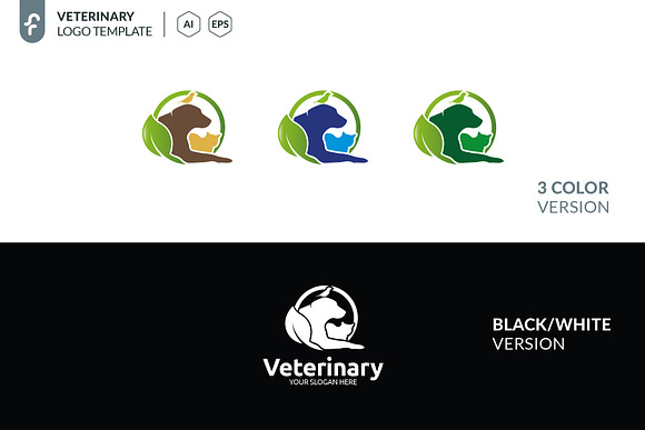 Veterinary Logo in Logo Templates - product preview 4