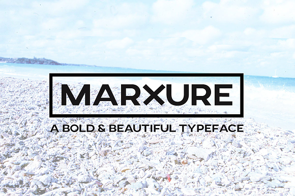 MARXURE Headline Typeface + WebFont in Sans-Serif Fonts - product preview 3