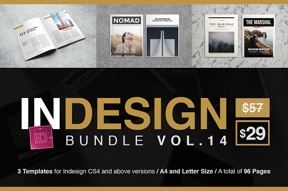 InDesign Templates Bundle 14 in Magazine Templates - product preview 10