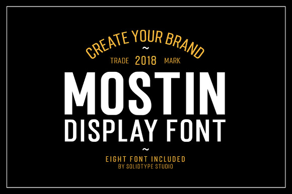 Mostin Typeface in Outline Fonts - product preview 6