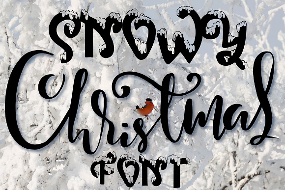 Snow-covered display font in Display Fonts - product preview 6