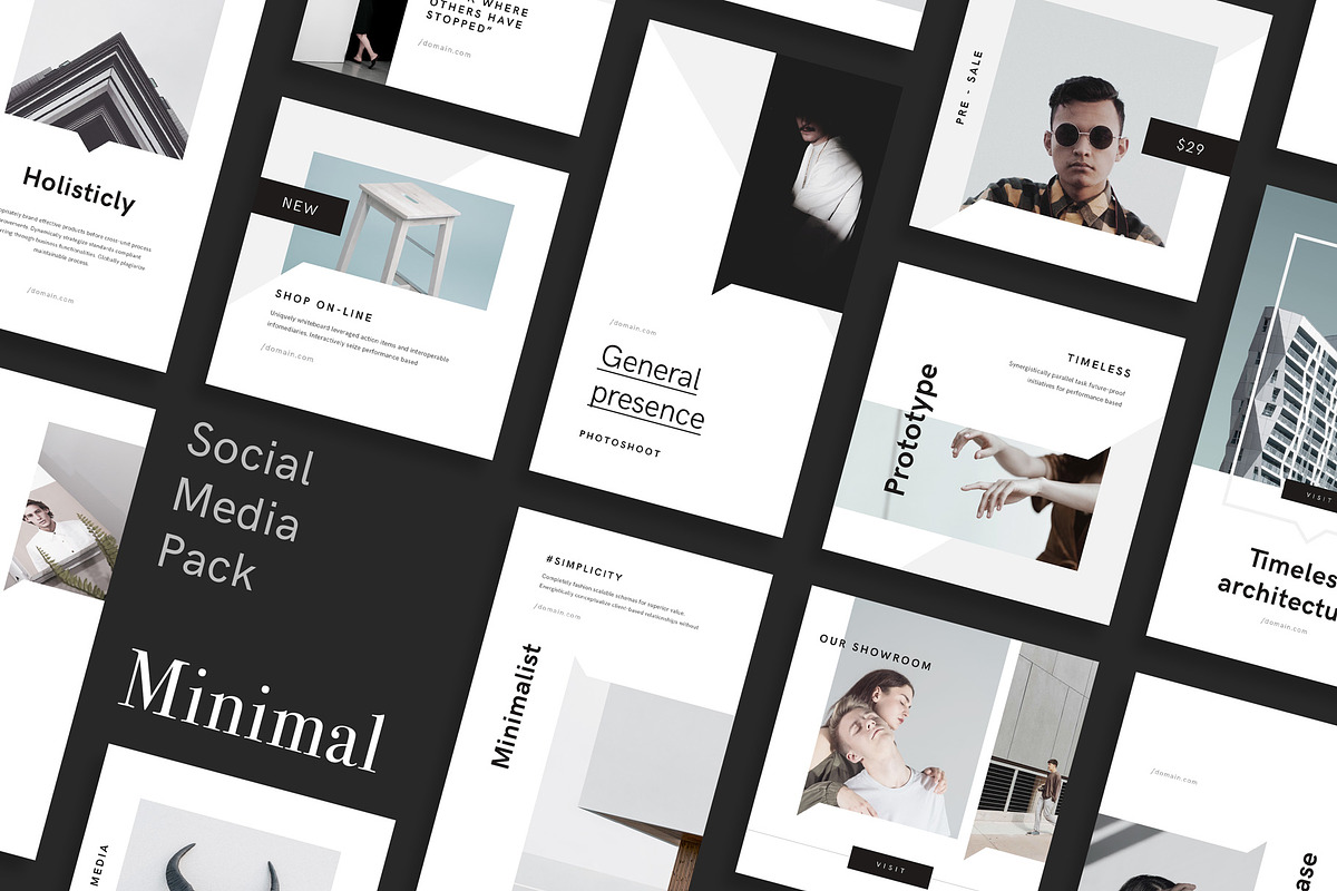 Minimal Canva Social Media Pack in Instagram Templates - product preview 8