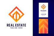 Real estate logo and business card