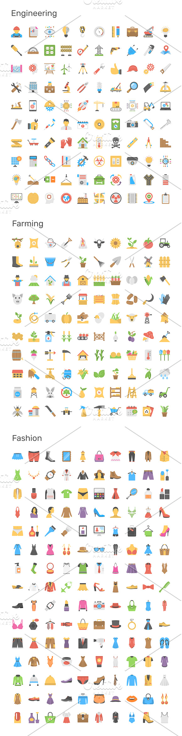 9690 Flat Icons Pack in Navigation Icons - product preview 6