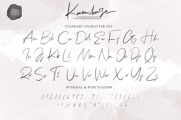Kamikaze SVG Font in Script Fonts - product preview 6
