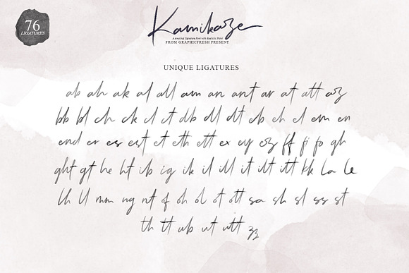Kamikaze SVG Font in Script Fonts - product preview 7