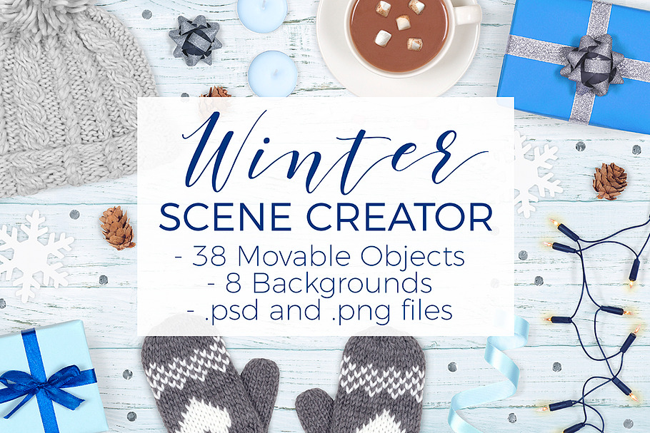 Winter Scene Creator in Scene Creator Mockups - product preview 8