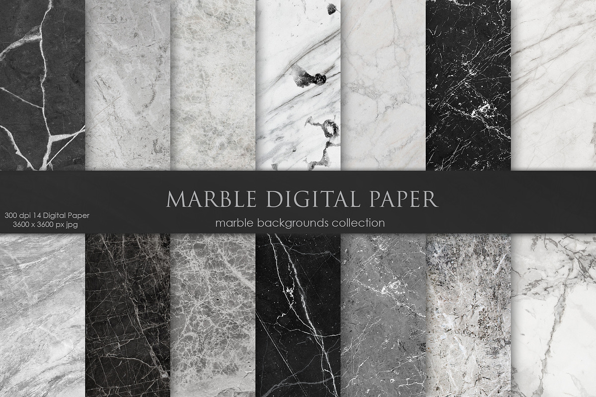 Marble Abstract Backgrounds in Textures - product preview 8