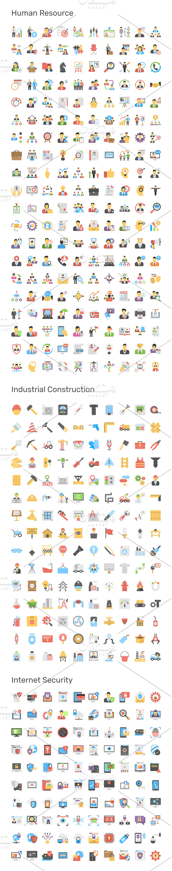 9690 Flat Icons Pack in Navigation Icons - product preview 11