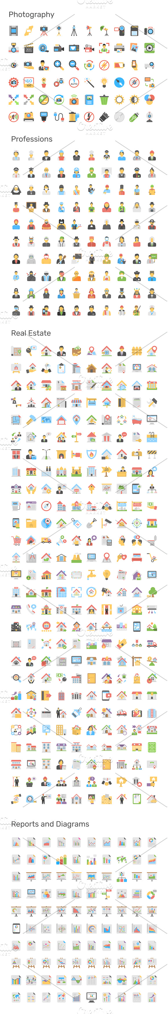 9690 Flat Icons Pack in Navigation Icons - product preview 17