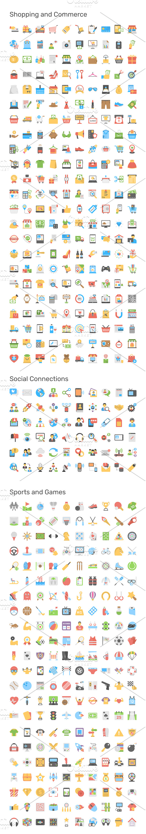 9690 Flat Icons Pack in Navigation Icons - product preview 19