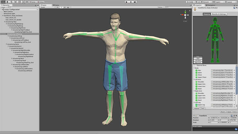 Lowpoly Rigged Male Essentials in People - product preview 13