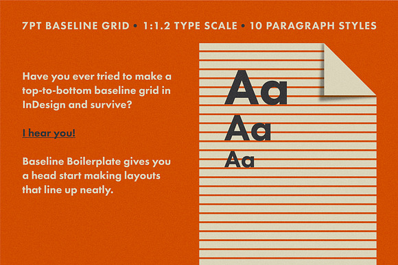 Baseline Boilerplate A4 in Magazine Templates - product preview 1