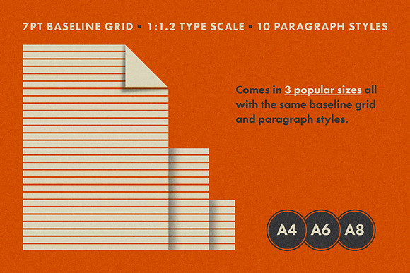 Baseline Boilerplate A4 in Magazine Templates - product preview 3