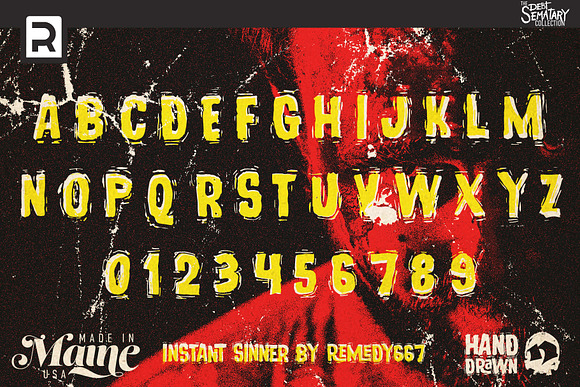 Instant Sinner in Scary Fonts - product preview 1