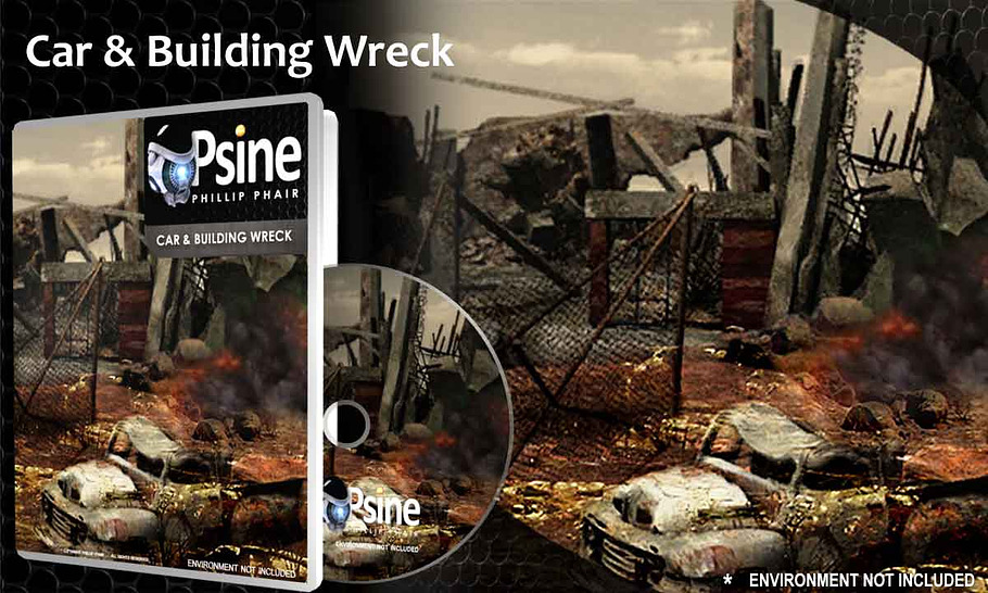 Car & Building Wreck in Architecture - product preview 11