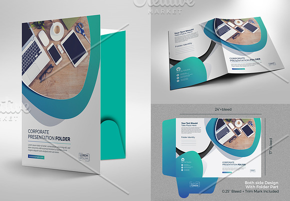 Presentation Folder in Stationery Templates - product preview 4