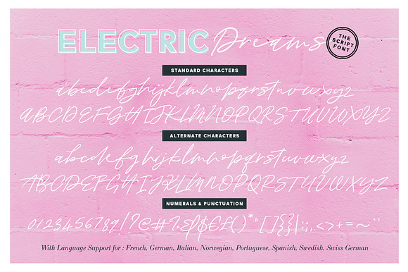 Electric Dreams Font Duo in Outline Fonts - product preview 18