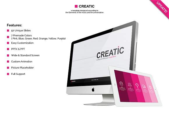 Creatic - Swiss Powerpoint Template in PowerPoint Templates - product preview 5