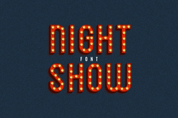Night Show SVG Font