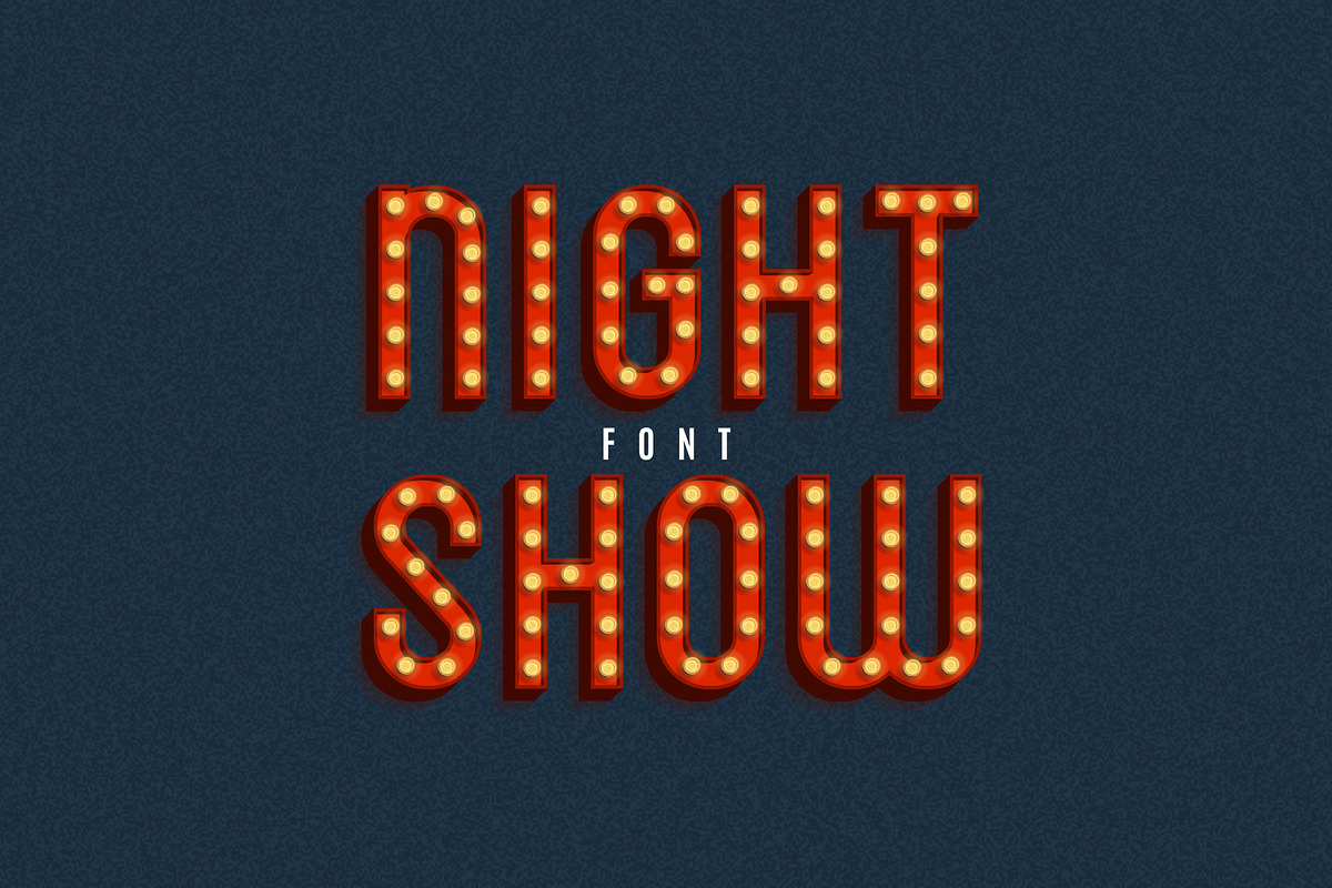 Night Show SVG Font in Display Fonts - product preview 8