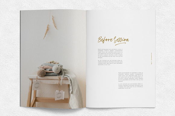 Newborn Photography Magazine in Magazine Templates - product preview 3
