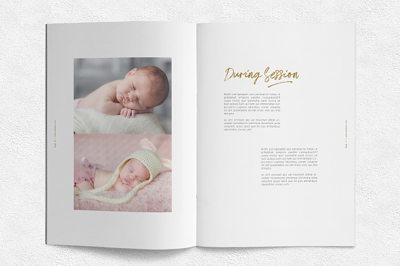 Newborn Photography Magazine in Magazine Templates - product preview 4