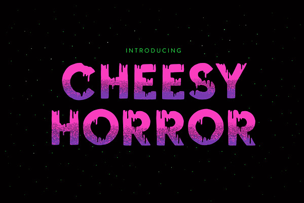 Cheesy Horror Font