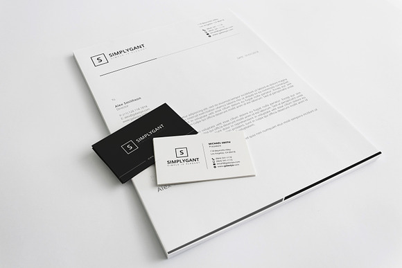 Simple Minimal Stationery Templates in Stationery Templates - product preview 2