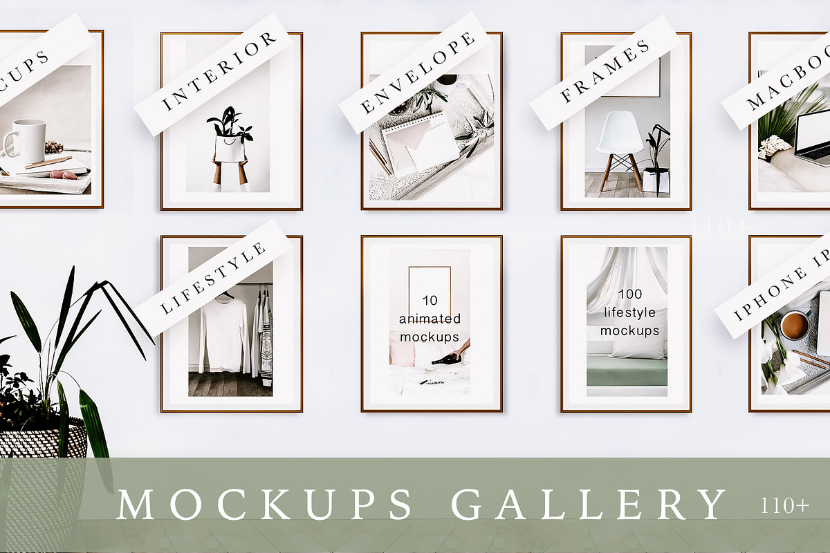MOCKUPS GALLERY. 100+ in Mobile & Web Mockups - product preview 8