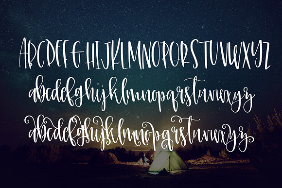 Campfire Song in Script Fonts - product preview 3