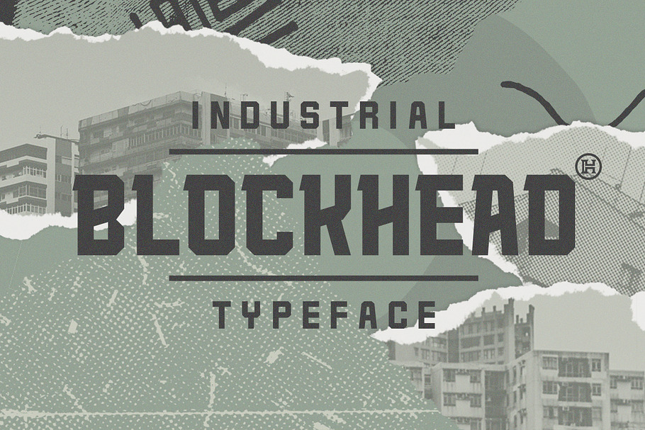 Blockhead Typeface | Font