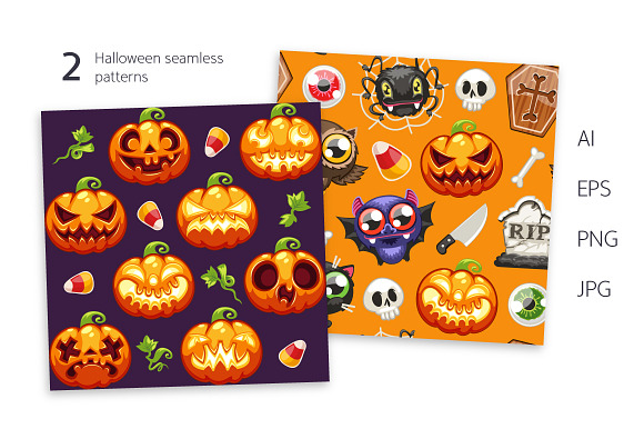 Halloween Emojis Set in Halloween Emoticons - product preview 3