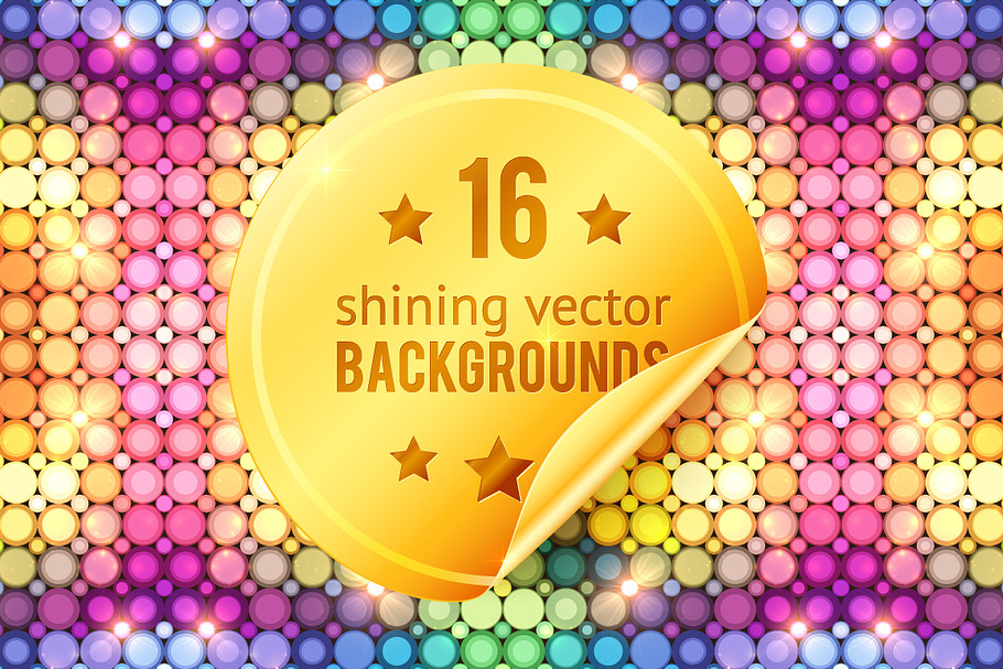 16 disco lights backgrounds in Patterns - product preview 8
