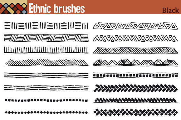 Ethnic brushes in Add-Ons - product preview 6