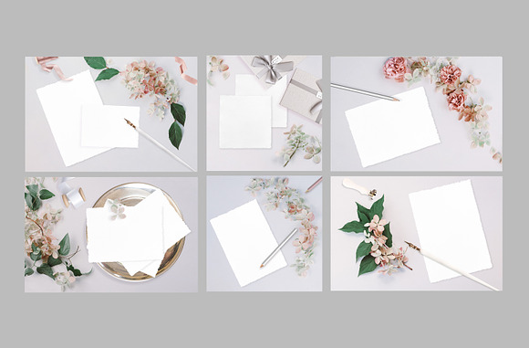 HYDRANGEA. WEDDING MOCKUPS BUNDLE. in Product Mockups - product preview 1
