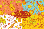 Salsa pattern and 3 templates
