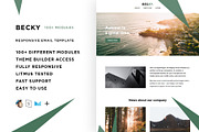 Becky – 100+ Modules Email template