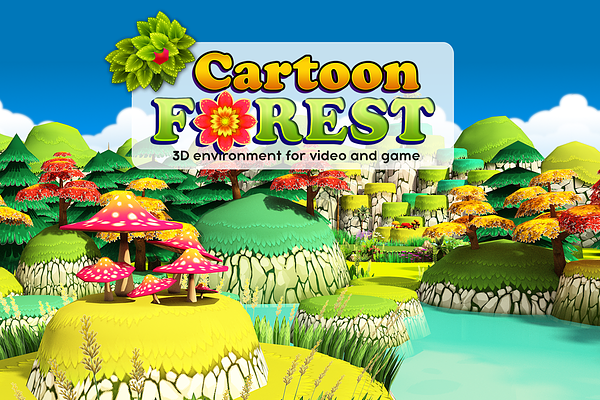 3D Cartoon Forest