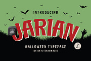 JARIAN ; Halloween Typeface