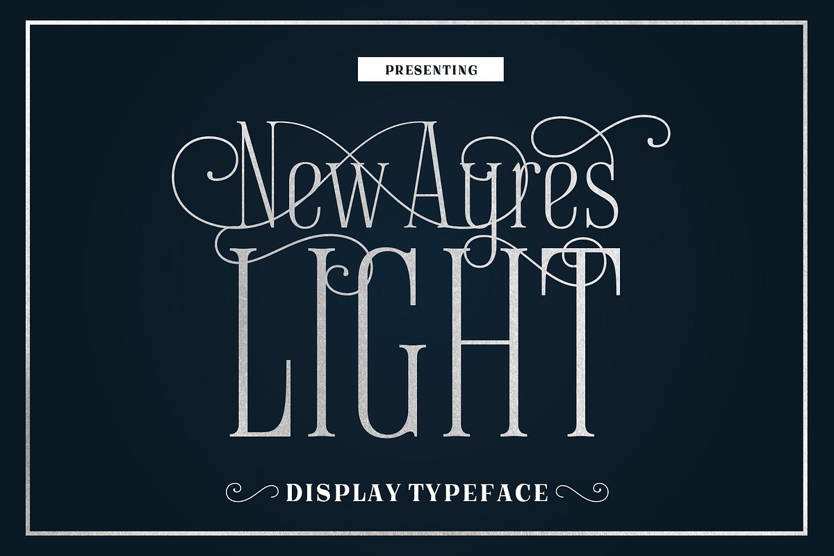 New Ayres Light in Display Fonts - product preview 8