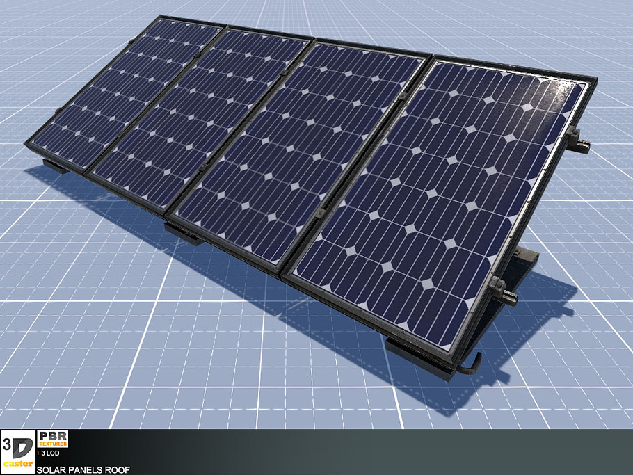 Solar Panels Roof in Urban - product preview 1