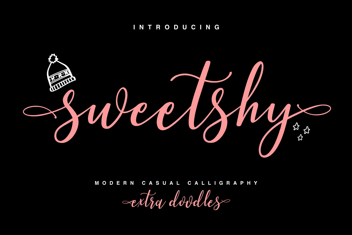 Sweetshy Font Collection in Script Fonts - product preview 8