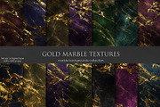 Gold Marble Dark Textures