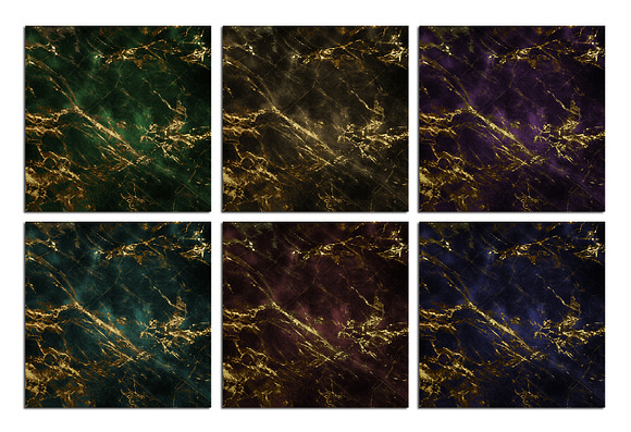 Gold Marble Dark Textures in Textures - product preview 1