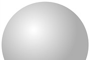 Illustration of metallic sphere