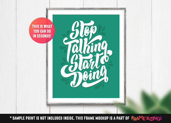 Frame'azing ‒ 8x10 Frame Mockups in Print Mockups - product preview 5