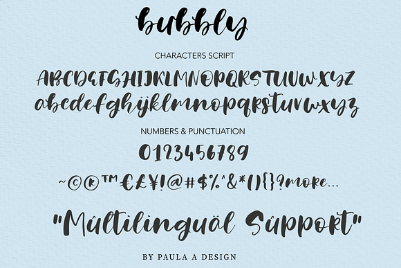 Bubbly | Brush Font in Script Fonts - product preview 5