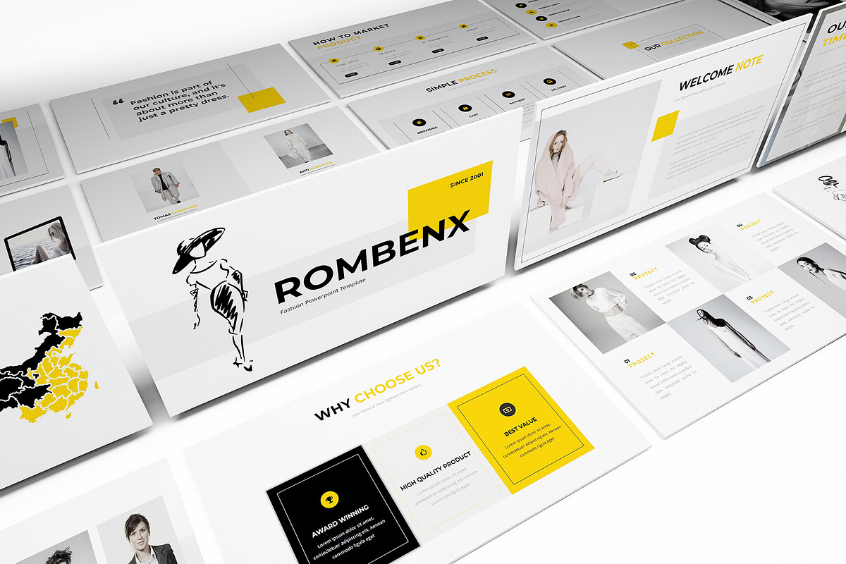 Fashion Powerpoint Template in PowerPoint Templates - product preview 8